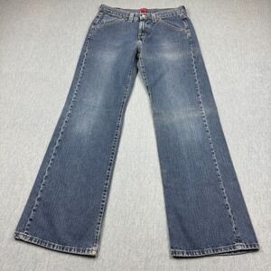 Levis 526 Jeans Womens  Medium 30x32 Blue Slender Bootcut Flared Red‎ Tab Denim